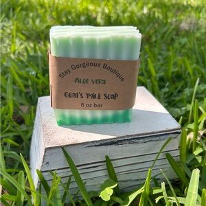 🚨Back in Stock Aloe Vera Handmade Goat’s Milk Soap
